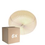 Voordeelpak 6x Nordlux Belloy Wand en Plafondlamp 40 Papier/Staal Wit | Geschikt voor 1x E27